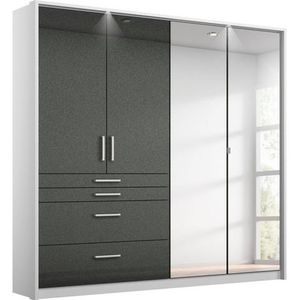 rauch Draaideurkast Kledingkast kast garderobe garderobekast topseller HOMBURG inclusief passe-partout, bovenste lade met indeling made in germany
