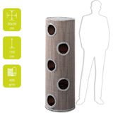 Ebi Krabton Catdome Extreme - Grijs - 50 x 50 x 150cm