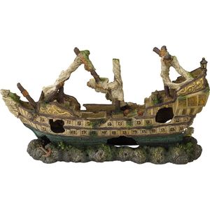 Aqua Della - Aquariumdecoratie - Vissen - Galleon Xl - 61x20,5x34cm - 1st