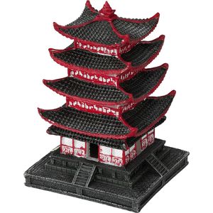 Aqua Della - Aquariumdecoratie - Vissen - Chinese Pagade S - 10x10x14cm - 1st