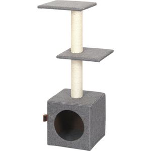 Hoge bloempot met Betonlook | 77 CM | Grijs | Binnen & Buiten