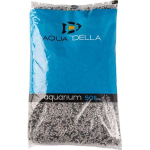 Aqua Della Aquarium Grind mix grijs/zwart - Inhoud: 2 Kilo - Korrel 2 tot 4mm
