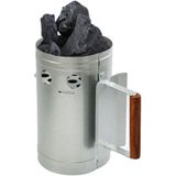 Michelino Brikettenstarter - BBQ starter - Houtskool starter - Met handvat - RVS