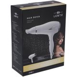 Lentz - 74306 - Föhn - Wit - 2200W - 3 Warmtestanden - 2 Snelheden