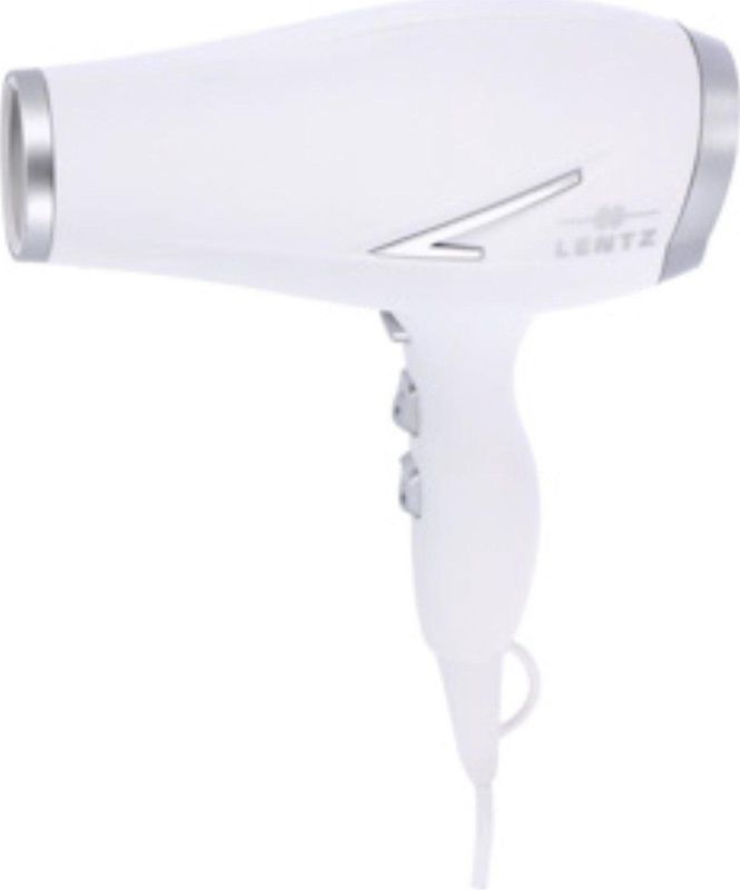 Lentz - 74306 - Föhn - Wit - 2200W - 3 Warmtestanden - 2 Snelheden