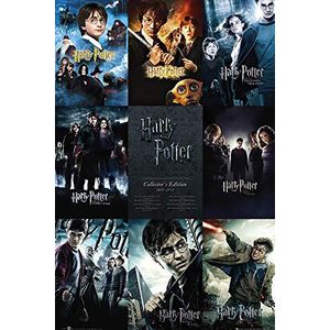 1art1 Harry Potter Poster All Movies Collection Affisch Print Plakkaat 91x61 cm