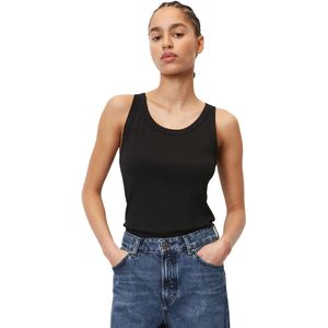MARC O'POLO DENIM Top met bandjes, basic damestop, mouwloos bovendeel van ribjersey, maat, zwart, XXS