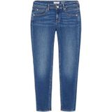 Marc O'Polo - Alva - Jeans - Blauw - Slimfit, Mid Waist, Heavy Washed