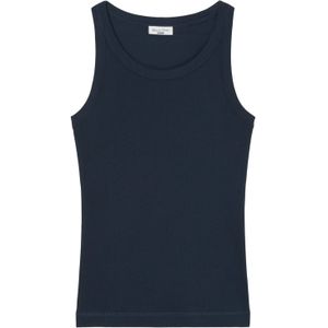 Tanktops - Navy Teal - Nauw Aansluitend - Ronde Hals