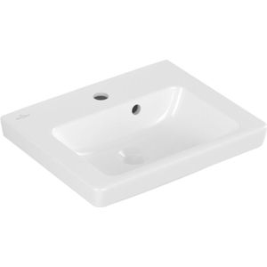Villeroy & Boch Subway 2.0 fontein 45x37cm met kraangat en overloop wit 73154501