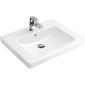Villeroy & Boch Subway 2.0 - Wastafel met overloop, 60x47 cm, alpine wit 71136001