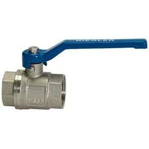 Riegler Kugelhahn valve line Handhebel blau ms vernickelt ig/ig g 3/4 - 115714