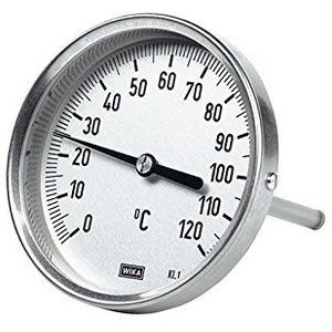 Riegler – weergave van de bimetalen thermometer varieert van 0 °C tot 250 °C duikschacht. in mm l 2 ... (0)(1)1(/1)(/0) (1)5(/1)