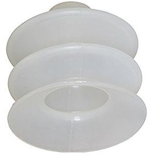 Riegler - Balgsauger, rund 2,5 Falten, Material Silikon, »fg«, ø 18 mm