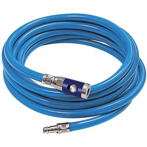 Slangenset met drukknop-koppeling 9x2,75mm 10m blauw RIEGLER