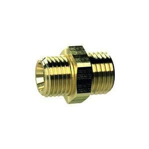 RIEGLER 134474-MS252M53 dubbele schroefdraad metrisch M5 a M3 a SW 7 messing