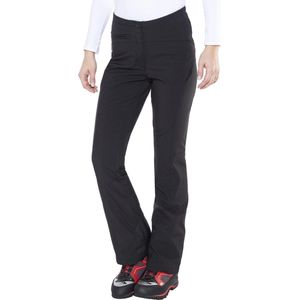 Maier Sports Marie, nauwsluitende skibroek voor dames, waterafstotende softshell sneeuwbroek, stretchmateriaal en verstelbare tailleband, PFC-vrij, stormprotec-technologie, zwart, maat 48 (W40/L32)