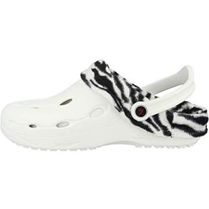 Chung Shi Unisex Dux Winter, Klompen, Wit/Zebra, 36-37 EU