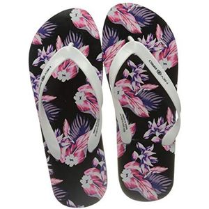 Heybrid Unisex Honolulu, Flipflop, Wit/Rosa, 42 EU