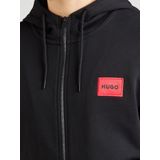 Hugo Boss Sweatshirt met Ritssluiting - Zwart - 100% Katoen