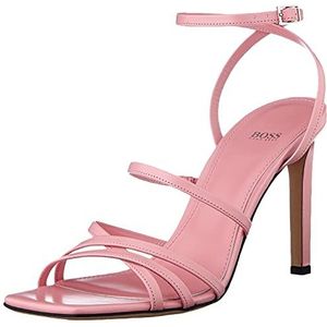 BOSS Dames Lily 90-c sandalen met hak, Bright pink675, 42 EU