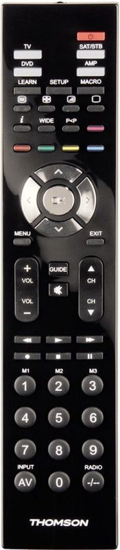 Thomson - ROC4411 - Universele Afstandsbediening - Zwart - Kunststof