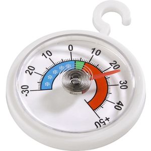 Xavax - Koelkast & Diepvries Thermometer - Rond - Kunststof - Meetbereik -30 C° tot +50 C°