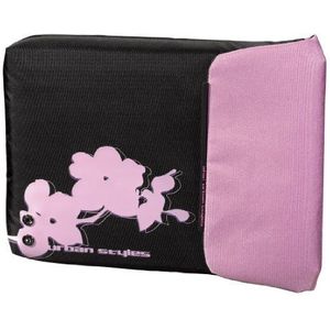 aha: Case C Netbook Sleeve bis 30 cm (11,6 inch) zwart/roze