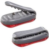 Hama Led-Veiligheidsklemlampen voor Lopers Rood Set Van 2