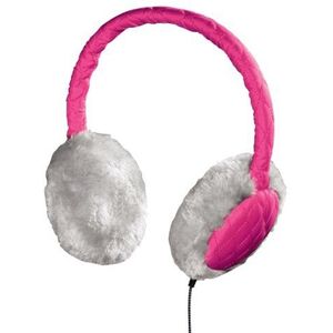Hama Earmuff gewatteerde stereo-headset met microfoon roze