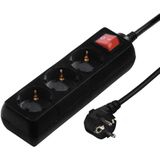 Hama 00108835 Overspanningsbeveiliging Zwart 3 AC-uitgang(en) 230 V 5 m
