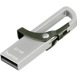 Hama FlashPen Hook-Style 00123921 USB-stick 32 GB USB 2.0 Groen