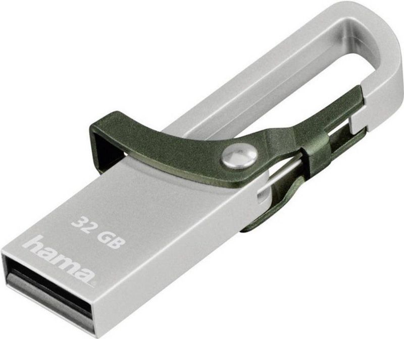 Hama FlashPen Hook-Style USB-stick 32 GB Groen 123921 USB 2.0