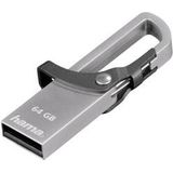 Hama FlashPen Hook-Style USB-stick 64 GB Grijs 123922 USB 2.0