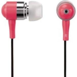 Hama Glimmend" - øreproptelefoner med mi (Bedraad), Koptelefoon, Roze