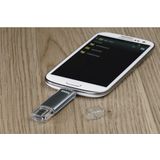 Hama FlashPen Laeta Twin USB-stick smartphone/tablet Grijs 64 GB USB 2.0, Micro-USB 2.0