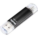 Hama Laeta Twin, 16GB USB flash drive USB Type-A / Micro-USB 3.2 Gen 1 (3.1 Gen 1) Zwart