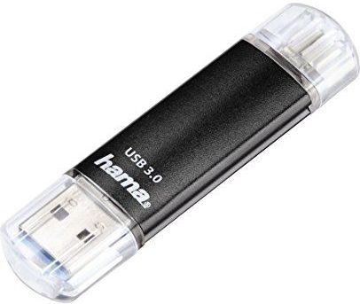 Hama Laeta Twin, 16GB USB flash drive USB Type-A / Micro-USB 3.2 Gen 1 (3.1 Gen 1) Zwart