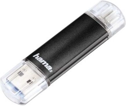 Hama FlashPen Laeta Twin USB-stick smartphone/tablet Zwart 32 GB USB 3.2 Gen 1 (USB 3.0), Micro-USB 2.0