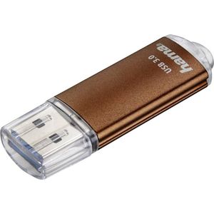 Hama Laeta 124002 USB-stick 16 GB USB 3.2 Gen 1 (USB 3.0) Bruin