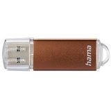 Hama 64GB USB-Stick USB 3.0 Datenstick (70 MB/s Datentransfer, USB-Stick mit Öse zur Befestigung am Schlüsselring, Speicherstick, Memory Stick mit Verschlusskappe, z. B. für Windows/MacBook) Bronze