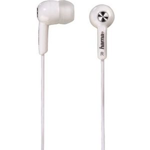 Hama Basic Hoofdtelefoons Bedraad In-ear Muziek Wit