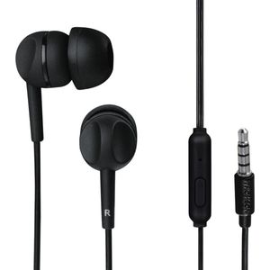 Thomson In-Ear Koptelefoon met Microfoon - Zwart