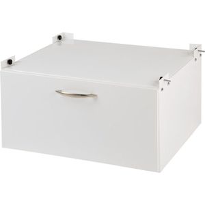 Xavax - Onderzetmeubel - Wit - Hout - Voor Wasmachine en Droogkast