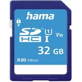 Hama 00124135 flashgeheugen 32 GB SDHC UHS-I Klasse 10