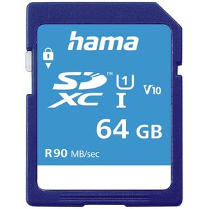 Hama 00124136 flashgeheugen 64 GB SDXC UHS-I Klasse 10