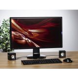 Hama - Sonic Mobil 185 - Notebookluidspreker - Zwart-Zilver - Actieve 2.0 luidspreker