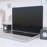 Hama - Sonic Mobil 185 - Notebookluidspreker - Zwart-Zilver - Actieve 2.0 luidspreker