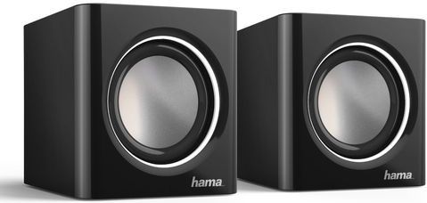 Hama - Sonic Mobil 185 - Notebookluidspreker - Zwart-Zilver - Actieve 2.0 luidspreker