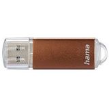 Hama 256GB USB-Stick USB 3.0 Datenstick (90 MB/s Datentransfer, USB-Stick mit Öse zur Befestigung am Schlüsselring, Speicherstick, Memory Stick mit Verschlusskappe, z. B. für Windows/MacBook) Bronze